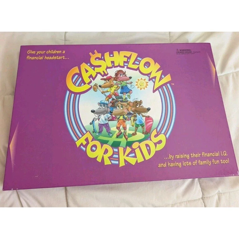 Vintage 1999 CASHFLOW for Kids Board Game Robert Kiyosaki Rich Dad Financial IQ